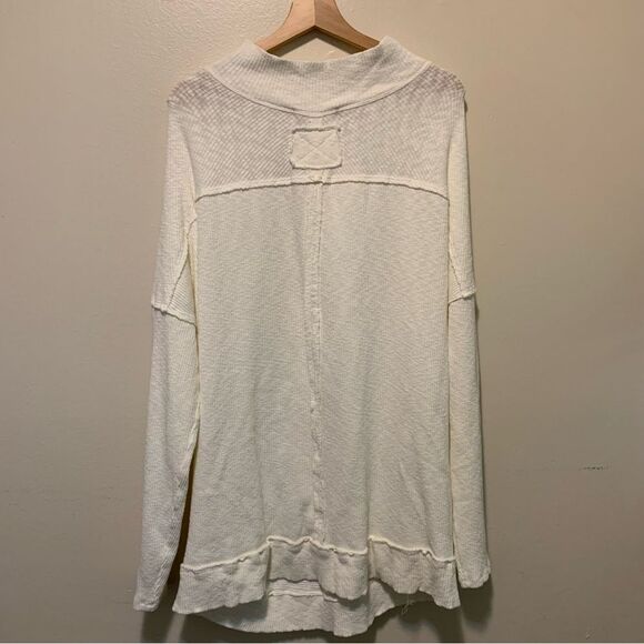Free People Cream Tunic Sweater - Picture 8 of 8